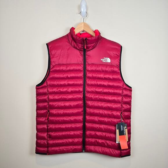 The North Face Men’s Terra Peak Vest Size XXL Beetroot Pertex Quantum - Picture 1 of 6